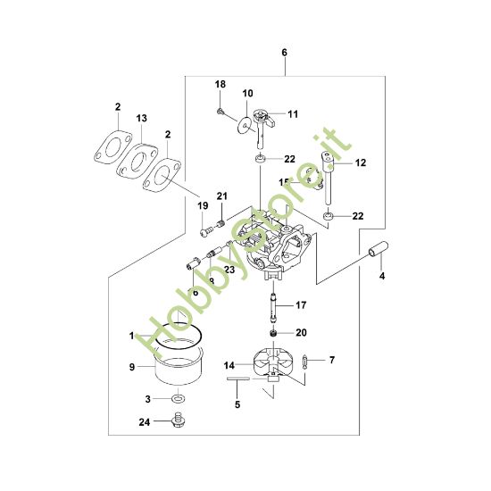 Picture of I - Carburatore FJ180V-BM80